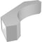 Ekena Millwork 6-in. W x 26-in. D x 30-in. H Legacy Architectural Grade PVC Knee Brace BRCP06X26X30LEC - alternate 2